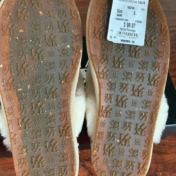 Australia luxe Collective soft genuine shearling sling back mule sleeper size 5 - Picture 7 of 7